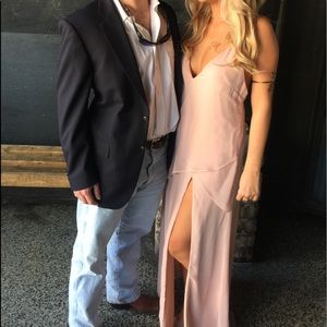 SABO skirt long pink formal dress